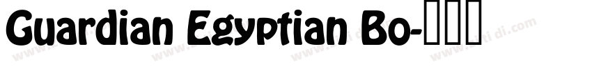 Guardian Egyptian Bo字体转换